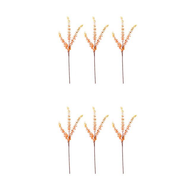 relayinert 3x Beautiful Artificial Flower Arrangements Realistic Appearance Wide Long-lasting Durability Artificial Flowers orange 2Set