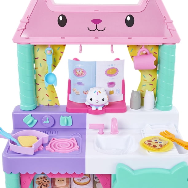 Gabby Maison de poupée, Ensemble Cakey avec 4 figurines, jouets surprises et accessoires, jouets pour enfants 3