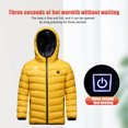 thumbnail image 4 of LOVZFMLL Jackets for Girls USB Intelligent Constant Temperature Heated Windproof Plus Size Coat For Kids Winter 3 Heated Jacket Coat 12-13 Years, 4 of 7