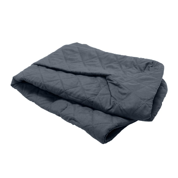 Furhaven Replacement Dog Bed Cover Quilted Sofa-Style Machine Washable - Iron Gray Medium
