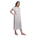 thumbnail image 3 of Moomaya Chemise de Nuit d'Allaitement à Col Rond Imprimée pour Femmes en Coton, 3 of 6