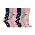 thumbnail image 1 of Gentle Grip - 6 Pairs Ladies Gentle Grip Non Elastic Crew Socks, 1 of 2