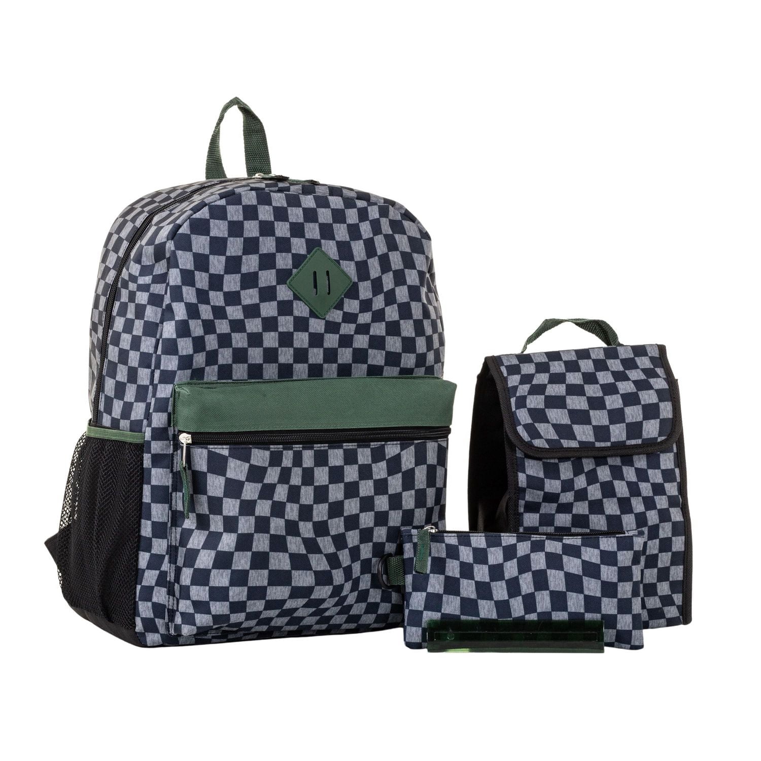 Ensemble sac à dos "Jour d'École Complet" de Jetstream 4mcx, Damier noir