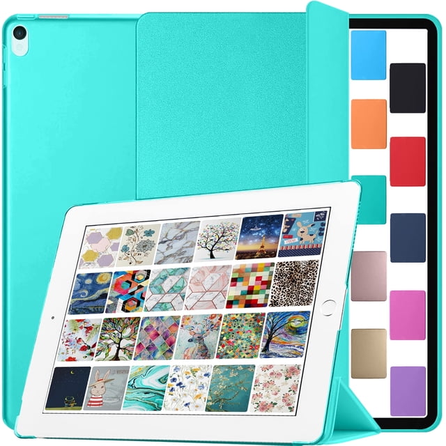 iPad Pro 12.9 2 Gen Transparent Back Case A1670 MQDC2LL/A MQDD2LL/A MQDA2LL/A A1671 MP6H2LL/A MP6J2LL/A MP6G2LL/A MPL02LL/A MPL12LL/A MPKY2LL/A A1821 MQEF2LL/A MQED2LL/A MQEE2LL/A - Green