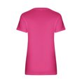 thumbnail image 4 of Timegard Womens Summer Tops Short Sleeve V-Neck Solid Color Comfy Basic Tee Casual Loose Shirts Tops Blouse, 4 of 6