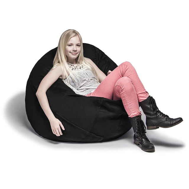 Jaxx 4 Pi Cocoon Pouf Poire pour Enfants, Noir