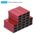 thumbnail image 3 of Unique Bargains Staples for Stapler, 6 Pack(1000Pcs Staples Per Pack) #10 Mini 3/16 Inch Length Staples Jam Free Red, 3 of 7