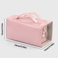 thumbnail image 2 of Danhjin une Pochette Trousse de Maquillage Pliable Détachable Portable Grande Capacité Voyage Rangement Rangement Sacs de Rangement, 2 of 2