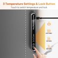 thumbnail image 4 of Food Warming Mat, Full Surface Heating Silicone Electric Warming Tray with 3 Level Temperature Settings, Auto Shut-Off, Foldable Roll Up Food Warmer for Parties Buffets, Gatherings, 4 of 4