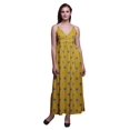 thumbnail image 1 of Bimba Robe Longue d'Été Sans Manches à Imprimé Teinture sur Nœuds pour Femme, Décontractée, Maxi, Plage - X-Grand, 1 of 1