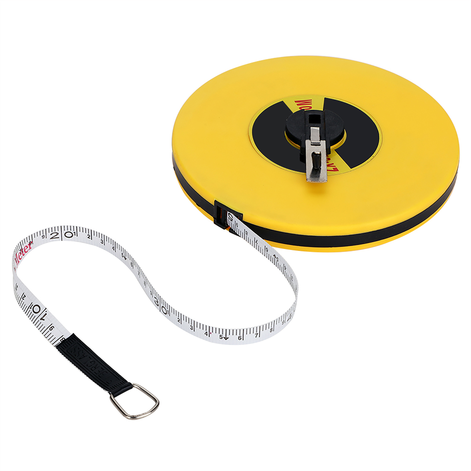 Fictory Tape Measure - 50 Meters Fibreglass Measuring Ruler Long Tape Measure Tools
