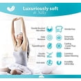 thumbnail image 5 of DreamCare 6 Piece Deep Pocket Sheets Microfiber Sheets Bed Sheets Bedding Sets King Size, Light Gray, 5 of 5