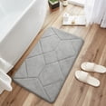 thumbnail image 4 of Boovnll Bathroom Water Absorbing Door Mat Convenient Machine Wash Lightweight Fabric Quick Water Absorption Non Slip Floor Mat, 4 of 6