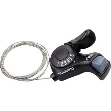 HAHDAXIA Levier de Vitesse de Vélo Droit 6 Vitesses SL-TX30-6R Levier de Vitesse à Pouce Droit pour Vélo de Montagne Vélo Pliant Vélo Hybride