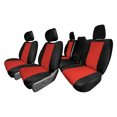 thumbnail image 1 of FH Group Neoprene Waterproof Custom Fit Car Seat Covers for 2020-2024 Jeep Gladiator Red, 1 of 6