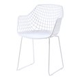 thumbnail image 2 of Moe's Home Collection Honolulu Chair, Contemporary, Outdoor, White, (Set of 2), 2 of 6