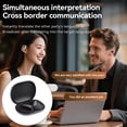 thumbnail image 3 of Écouteurs de Traduction IA, Écouteurs Traducteurs en Temps Réel en 144 Langues, Écouteurs Sans Fil à Réduction de Bruit avec Micro pour les Voyages et la Communication, 3 of 7