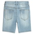 thumbnail image 2 of KIDSCOOL SPACE Boys Summer Denim Shorts, Soft Strechy Elastic Band Inside Half Jean Pants,12-13 Years, 2 of 6