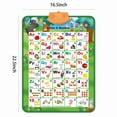 thumbnail image 2 of Early Education English Letter Point Reading Flipchart for Pronunciation Training and Interactive Alphabet Wall Chart in Classroom and Home Learning, 2 of 6