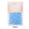 thumbnail image 3 of 1440 Pieces Glass Crystal Set Flat Back Excellent Gloss Nail Art Rhinestones DIY Handcraft Manicure Accessories Card Making Light Blue, 3 of 7