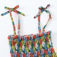 thumbnail image 4 of XZNGL Robe d'Été pour Filles Été Tout-Petits Bébés Filles Robe Sans Manches à Bretelles Imprimé Graphique Vêtements pour Enfants, 4 of 9