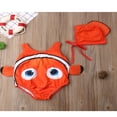 thumbnail image 3 of Toddler Boy Girl Fish Bathing Suit with Hat One Piece Swimsuit Set, 3 of 6