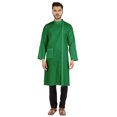 thumbnail image 1 of Atasi Indian Designer Kurta For Mens Party Wear Traditional Dress Solid Ethnic Long Shirt, 1 of 7
