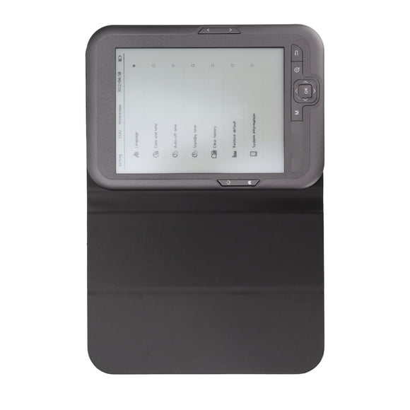 Ereader, 6In 800X600 HD Ink Screen Ebook Reader, Ink Screen E Reader With Protective Case Headphone, Support Zoom Function, Bookmarks, , Music Playback Blue Light Reduction