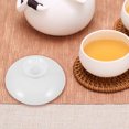 thumbnail image 4 of Couvercles de Tasse Réutilisables Couvercle en Céramique Blanc Couvercle de Boisson Couvercle de Tasse Extérieur Couvercle de Bol à Thé Couvercles de Tasse pour Boisson Chaude Froide 3.2 Pouces, 4 of 8