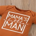 thumbnail image 3 of Baby Romper Letter Print Short Sleeve  Neck Jumpsuit, 3 of 5