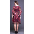thumbnail image 4 of Bimba Kaftan pour Femmes à Fleurs, Tenue d'Intérieur de Vacances, Robe Midi, Couvre-Maillot de Plage-S-L, 4 of 5