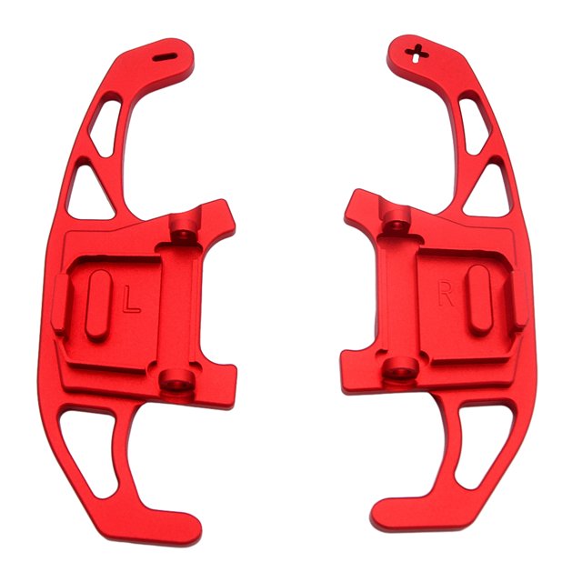 Maytalsory 2pieces Easy Installation Car Steering Wheel Shift Paddle For Convenient Gear Shifting Elegant red