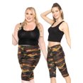 thumbnail image 2 of Stretch Is Comfort Women's Plus Size Knee Length Leggings| Adult X-Large - 7x, 2 of 5