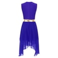 thumbnail image 2 of iiniim Robe de Danse Lyrique Brillante pour Femmes, Robe de Performance de Danse Ballet Moderne Contemporaine Bleu Royal m, 2 of 5