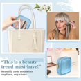 thumbnail image 4 of CHOK Small Makeup Bag Large Capacity Zipper Closure Lightweight Waterproof Travel Toiletry Bag Cosmetic Organizer, 4 of 8