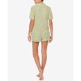 thumbnail image 2 of Dkny Sleepwear Printed Notched-Collar Top & Shorts Pajama Set, Green, Large, 2 of 2