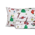 thumbnail image 4 of Gogreen 4PC Queen Christmas Sheet Set Deep Pocket Fit 16", Breathable Microfiber Soft Queen Sheet Set Warm Sheets, Luxury Hotel Style Christmas Decor Queen Bed Sheet Set, Christmas Gift, 4 of 8