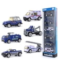 thumbnail image 2 of City Rescue Team 1:64 Scale Die - Cast Metal Cars - 6 Collectible Set, 2 of 3