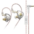 thumbnail image 4 of QualitChoice AK6 PLUS Écouteurs Filaires Oreillette à Réduction de Bruit Casque avec Embouts Blancs avec Micro 5 Ensembles, 4 of 6