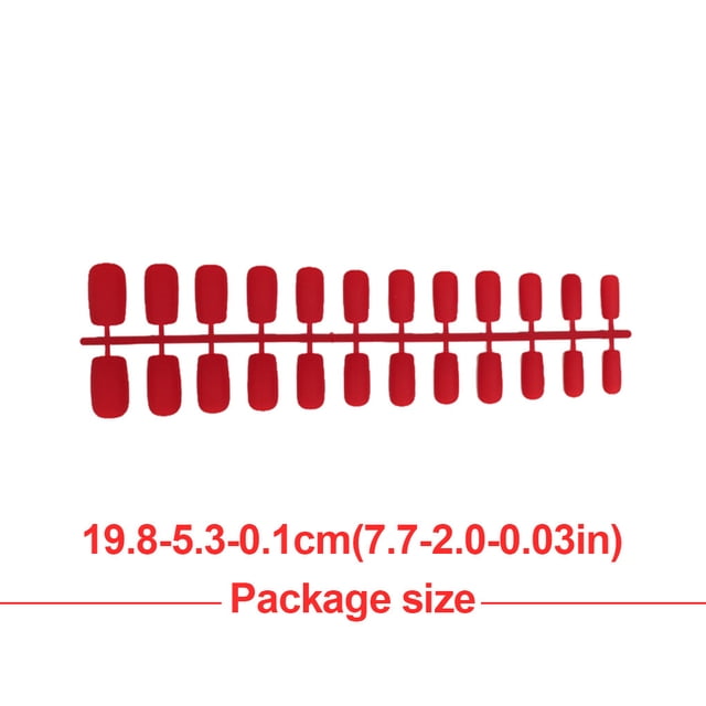 1 Set Glue on Nails Medium Medium Length Length Files Stick Full Cover Wraps Art Decals Artificial Beauty Tool Manicure Kit Decorations 16