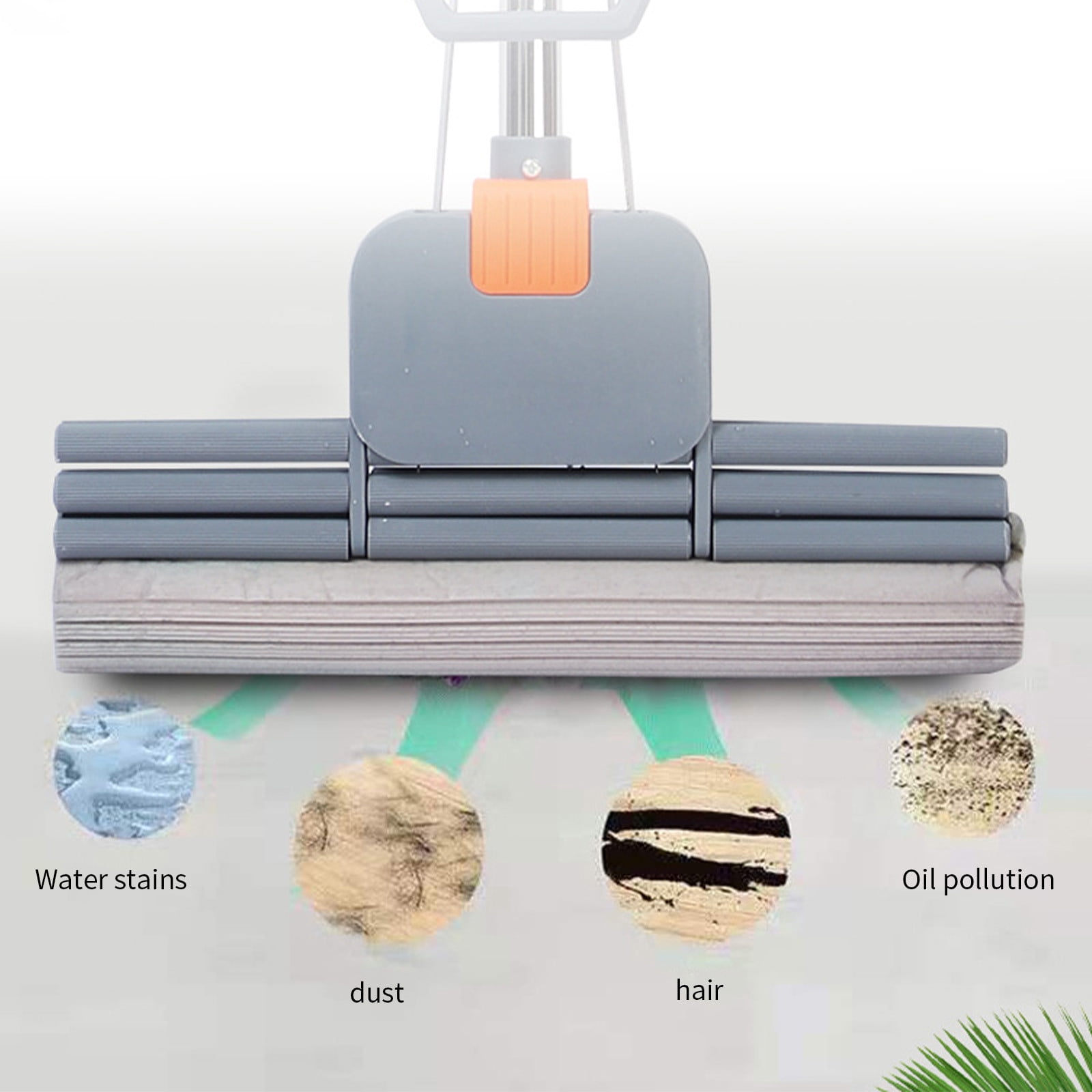 Dvkptbk Kitchen Home PVA Sponge Roller Mop Head Refills Mop Head Folded Sponge Replacement Head Floor Roller Brush Absorbent Sponge Head Wide Mouth Folded Mop Head Cleaning Supplies on Clearance