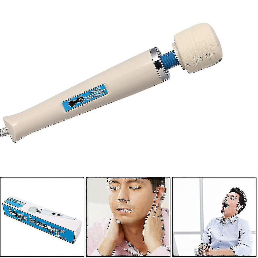 Handheld Magic Wand 30 Speed Head And Neck Body Massager Motor Massage Cleaning Device Wireless Charging