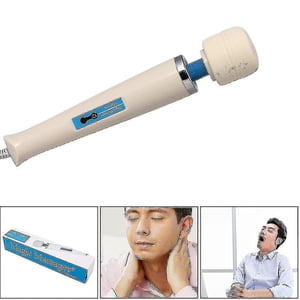 La baguette magique à main 30 Masseur de corps de tête et de cou de vitesse Massage moteur Dispositif de nettoyage sans fil