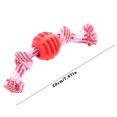 thumbnail image 2 of Pet Dog Toy - Cotton Rope Double - Knot, Teeth Cleaning, Durable, Safe, Easy to Clean, for Oral Health, 2 of 4