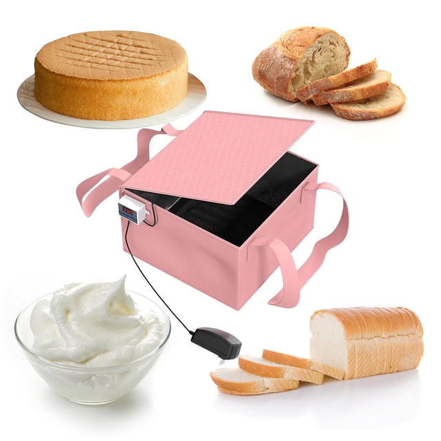 UsRHHA Electric Dough Proofer Box, Temperature Control Bread Proofing Cabinet with Heater, Yogurt Maker Fermentation Station