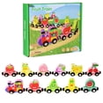 thumbnail image 1 of multicolor Magnetic Fruit Train Toy Early Learning Educational Stem Toy For Toddlers Boys Girls Building Blocks Set Kids Developmental Activity Gift, 1 of 9