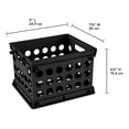 thumbnail image 4 of Sterilite Organisateur de Rangement Empilable Mini Caisse avec Poignées, Lot de 12, 4 of 6