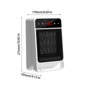 Vggrvlo Space Heater 1500W Portable Electric Heaters for Indoor Use 2025 Upgraded 9.5ft/s Portable Electric Heaters for Office Home
