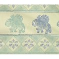 thumbnail image 4 of oneOone Cotton Flex Fabric Floral & Elephant Block Printed Fabric 1 Yard 40 Inch Wide, 4 of 4