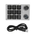 thumbnail image 2 of Clavier Mécanique Macro à une Main, Interrupteur Rouge Portable USB Mini DIY Clavier Programmable avec Bouton, Plug And Play, pour Bureau Gaming, 2 of 8